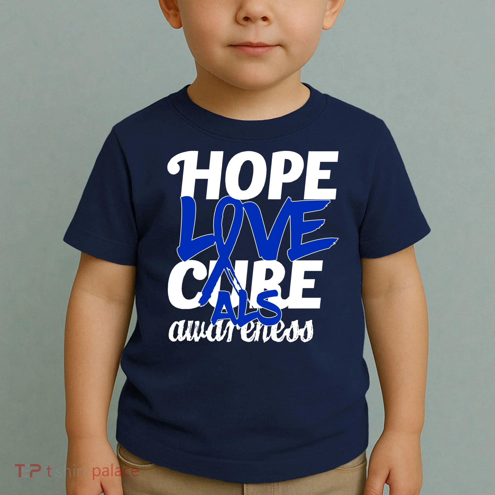 Hope Love Cure ALS Awareness Toddler T-Shirt