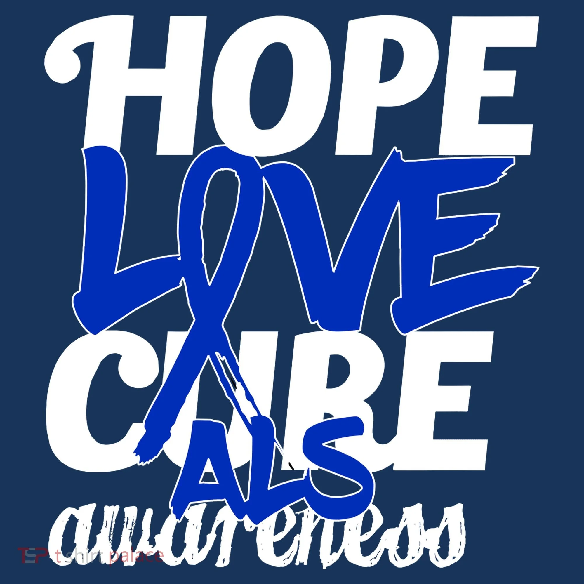 Hope Love Cure ALS Awareness Toddler T-Shirt