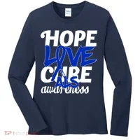 Hope Love Cure ALS Awareness Women's Long Sleeve Shirt thumb 0