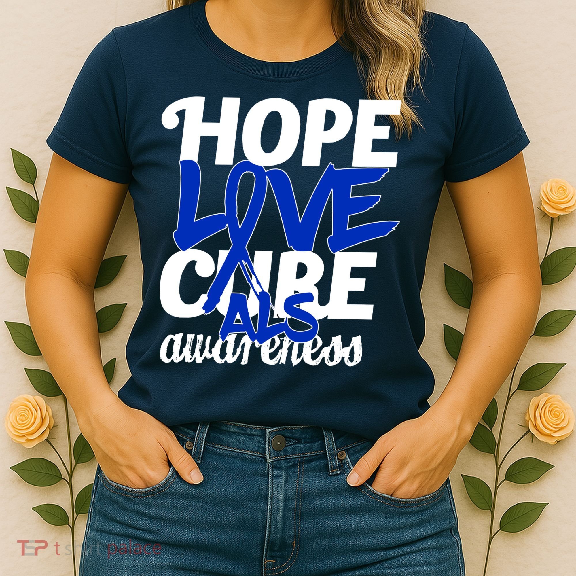 Hope Love Cure ALS Awareness Women's T-Shirt