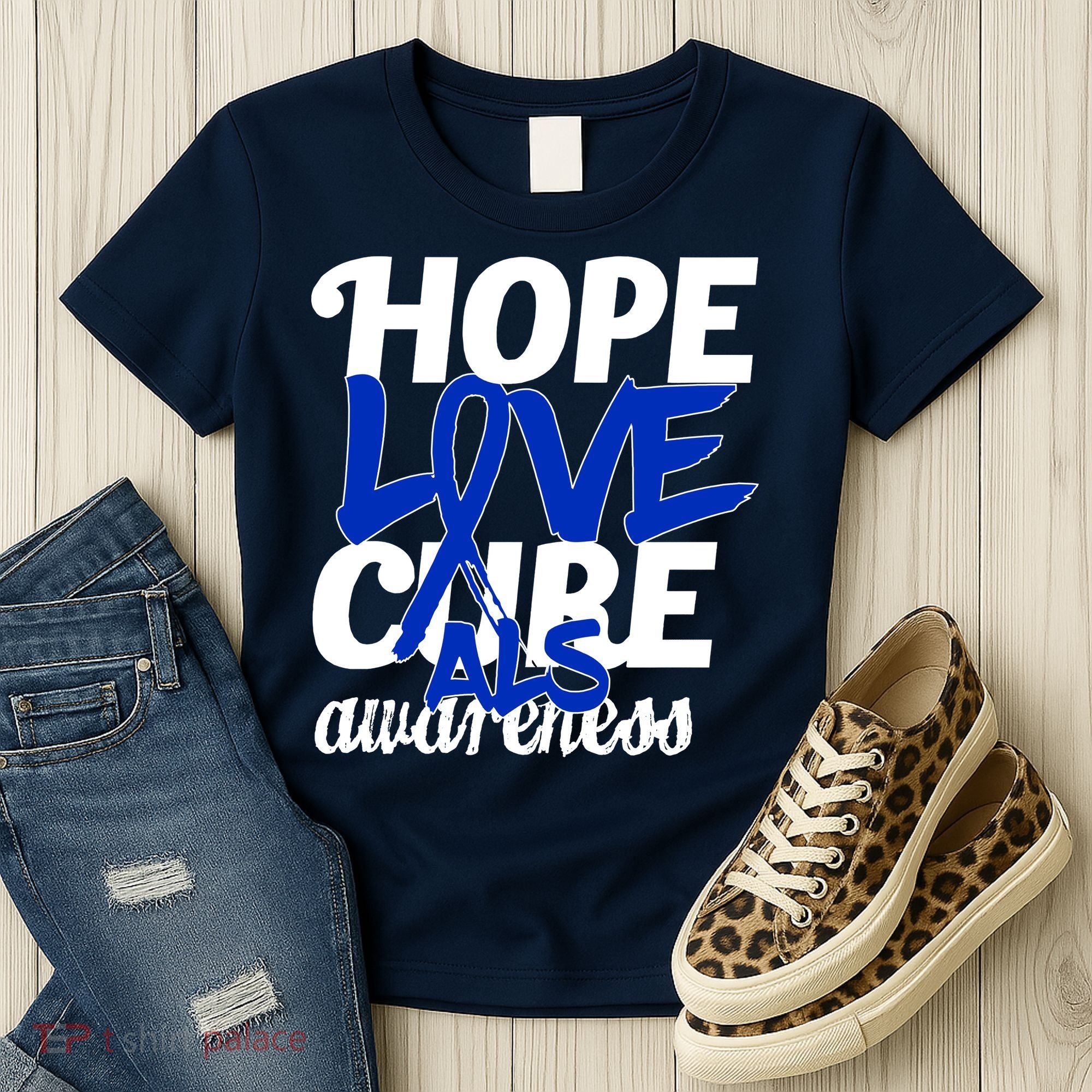 Hope Love Cure ALS Awareness Women's T-Shirt