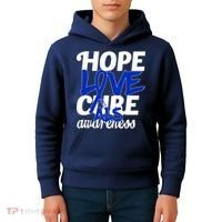 Hope Love Cure ALS Awareness Kids Hoodie thumb 4