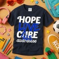 Hope Love Cure ALS Awareness Kids T-Shirt thumb 3