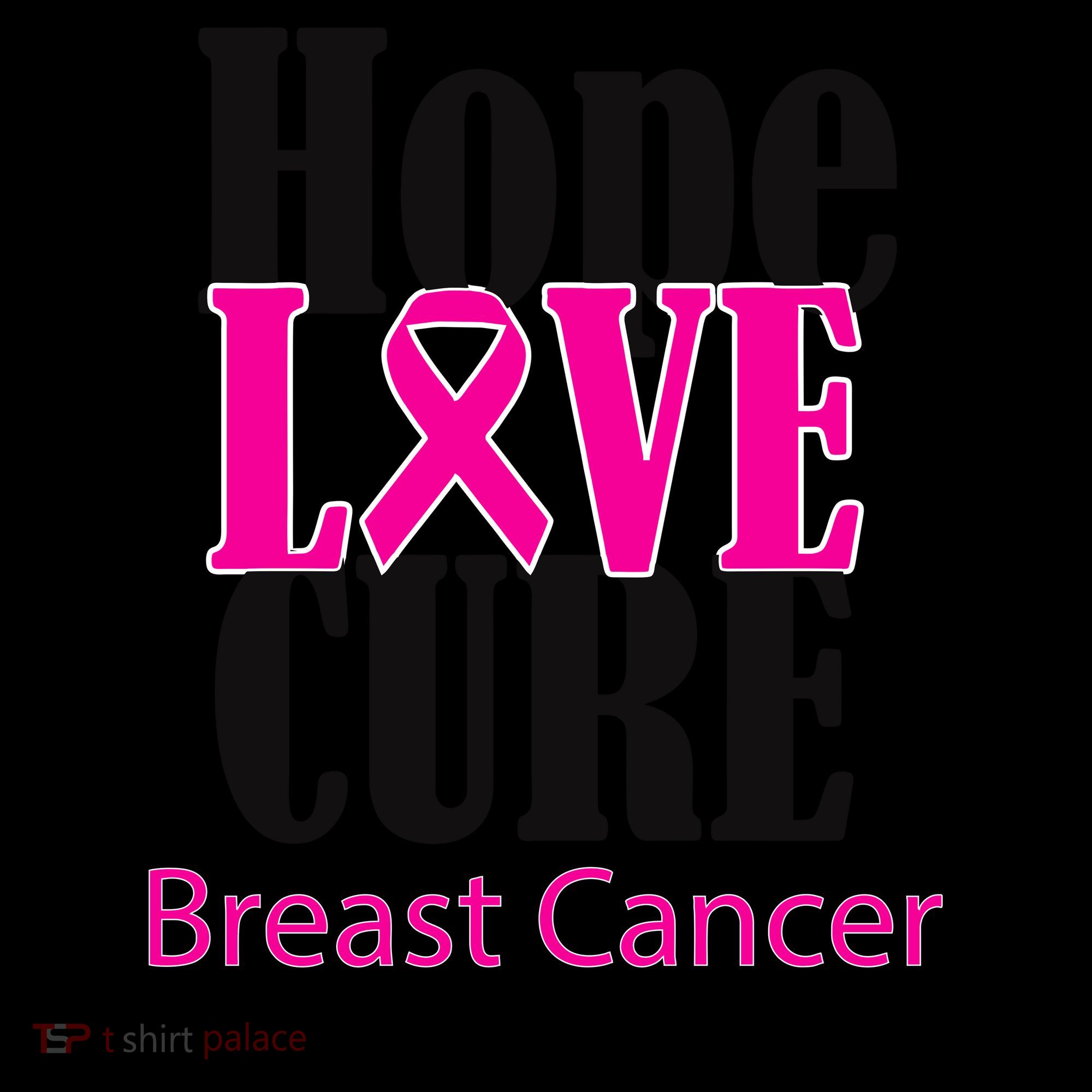 Hope Love Cure Breast Cancer Awareness Coffee Mug