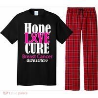 Hope Love Cure Breast Cancer Awareness Pajama Set thumb 0