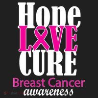 Hope Love Cure Breast Cancer Awareness Hat thumb 2