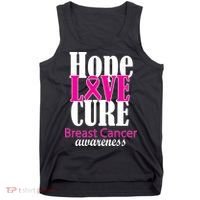 Hope Love Cure Breast Cancer Awareness Tank Top thumb 0