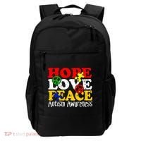 Hope Love Peace Autism Backpack thumb 0