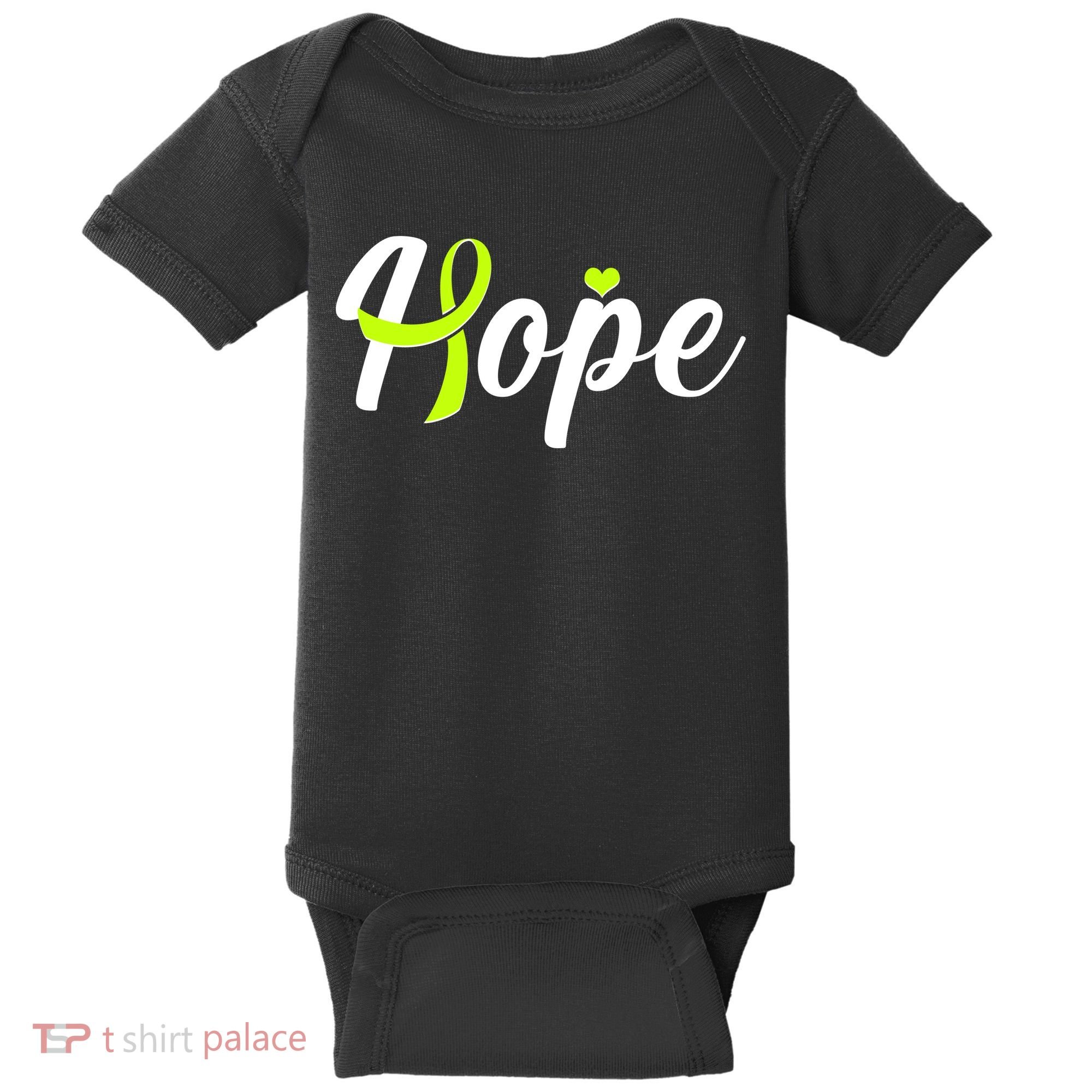 Hope Lymphoma Cancer Awareness Baby Bodysuit