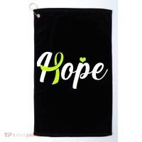 Hope Lymphoma Cancer Awareness Golf Towel thumb 0