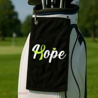 Hope Lymphoma Cancer Awareness Golf Towel thumb 2