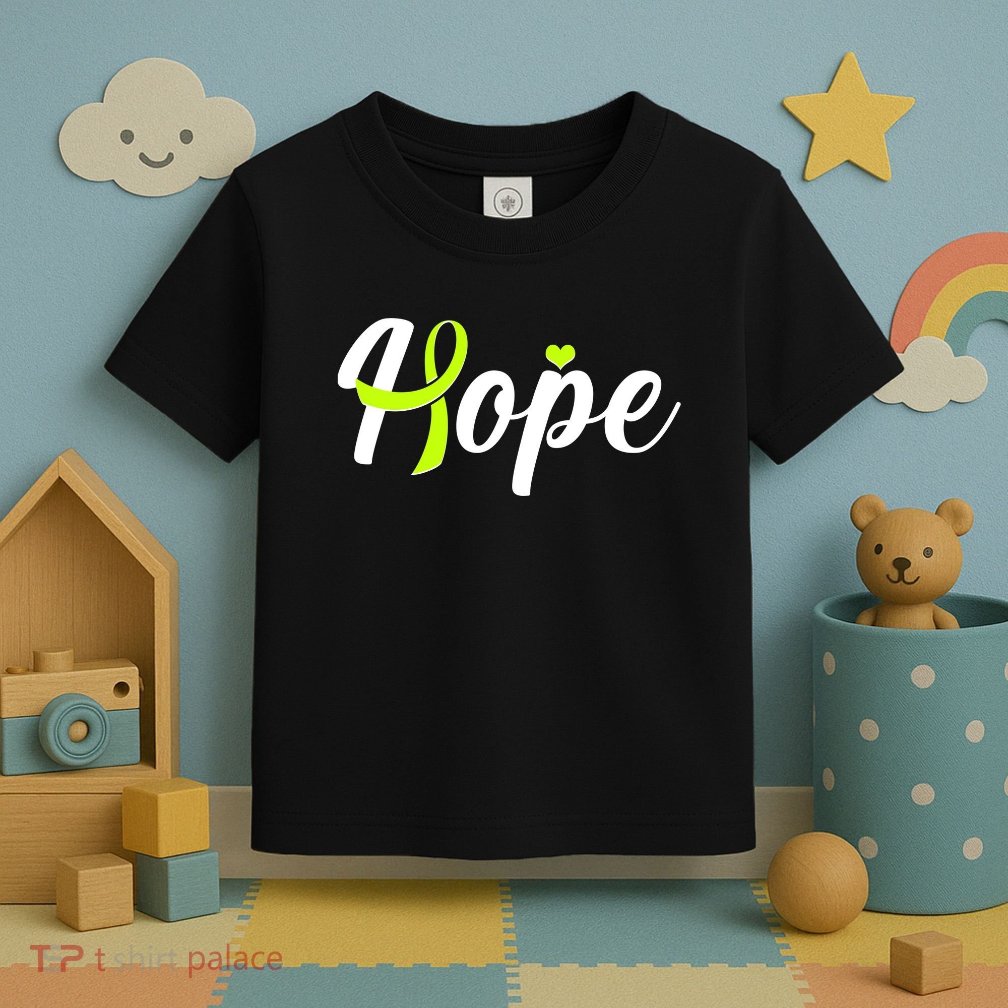 Hope Lymphoma Cancer Awareness Toddler T-Shirt