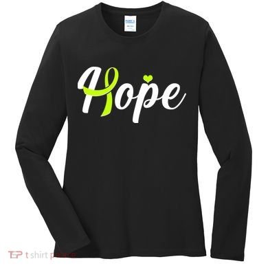 Hope Lymphoma Cancer Awareness Women's Long Sleeve Shirt