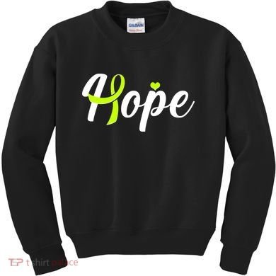 Hope Lymphoma Cancer Awareness Kids Sweatshirt