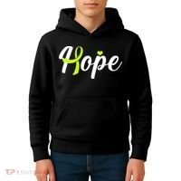Hope Lymphoma Cancer Awareness Kids Hoodie thumb 4