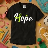 Hope Lymphoma Cancer Awareness Kids T-Shirt thumb 3