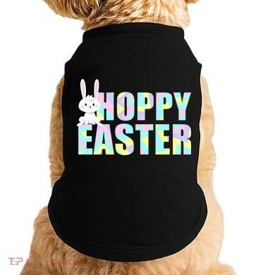 Hoppy Easter Colorful Happy Easter Bunny Doggie Tank