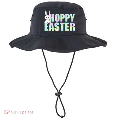 Hoppy Easter Colorful Happy Easter Bunny Bucket Hat