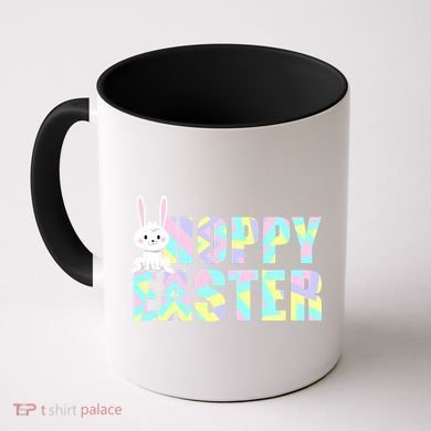 Hoppy Easter Colorful Happy Easter Bunny Coffee Mug