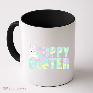 Hoppy Easter Colorful Happy Easter Bunny Coffee Mug