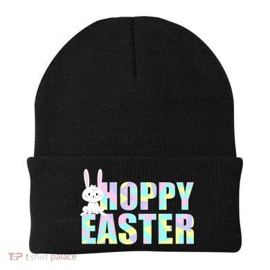 Hoppy Easter Colorful Happy Easter Bunny Beanie