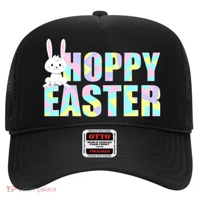 Hoppy Easter Colorful Happy Easter Bunny Hat