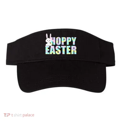 Hoppy Easter Colorful Happy Easter Bunny Visor