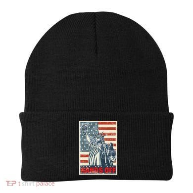 Hands Off Resist Resistance Save Democracy  Social Security Beanie