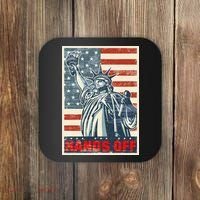 Hands Off Resist Resistance Save Democracy  Social Security Coaster thumb 0