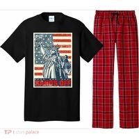 Hands Off Resist Resistance Save Democracy  Social Security Pajama Set thumb 0