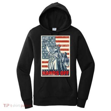Hands Off Resist Resistance Save Democracy  Social Security Women's Hoodie
