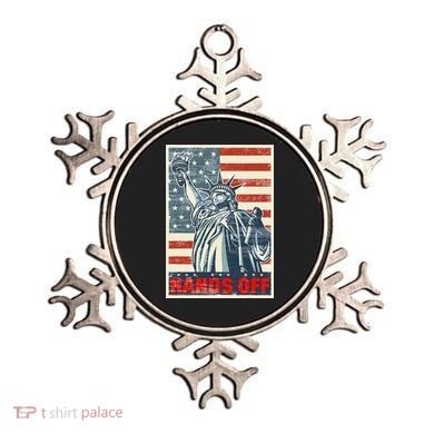 Hands Off Resist Resistance Save Democracy  Social Security Ornament
