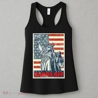Hands Off Resist Resistance Save Democracy  Social Security Women's Tank Top thumb 3