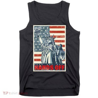 Hands Off Resist Resistance Save Democracy  Social Security Tank Top