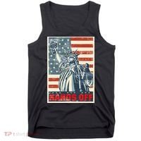 Hands Off Resist Resistance Save Democracy  Social Security Tank Top thumb 0