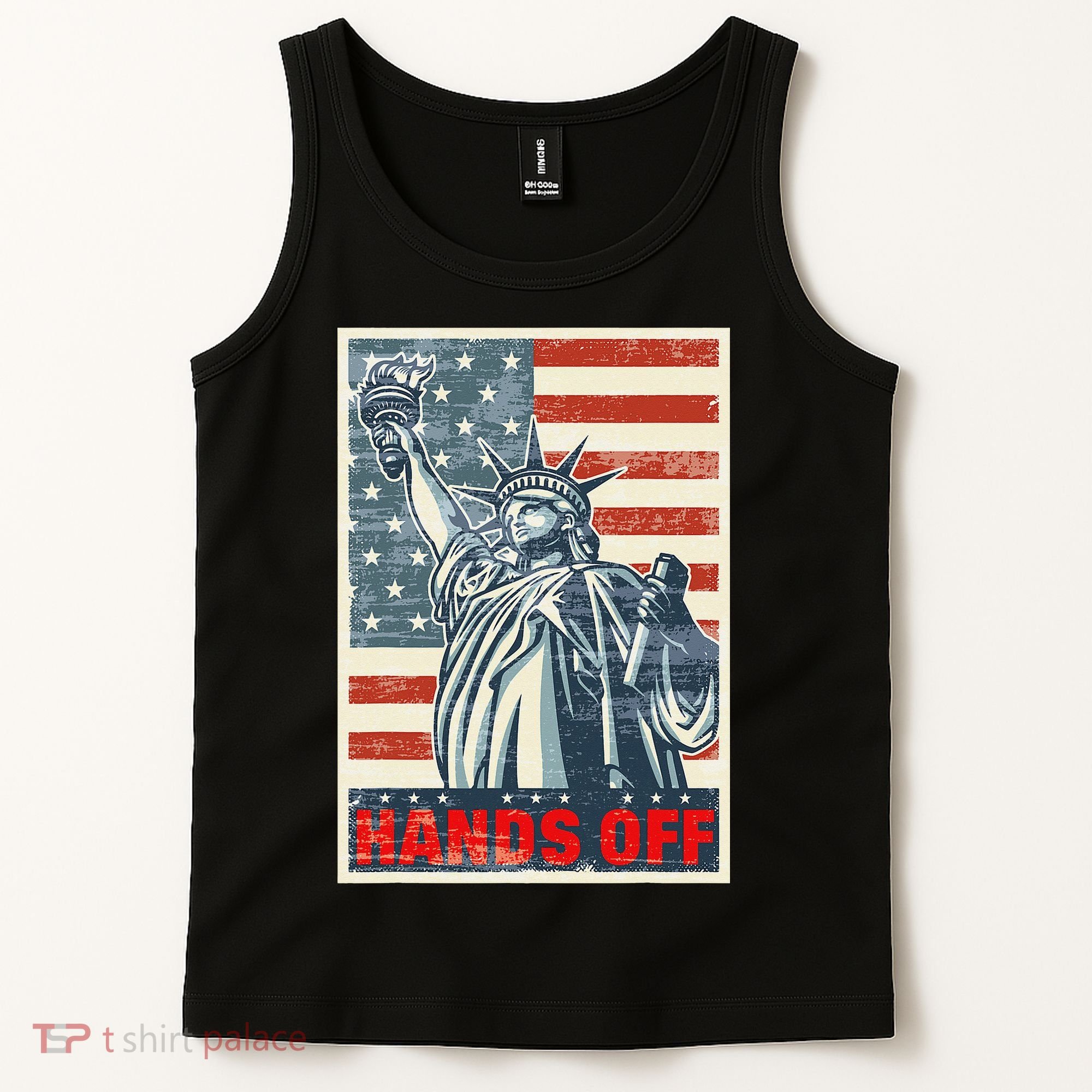 Hands Off Resist Resistance Save Democracy  Social Security Tank Top
