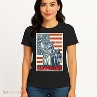 Hands Off Resist Resistance Save Democracy  Social Security Women's T-Shirt thumb 4