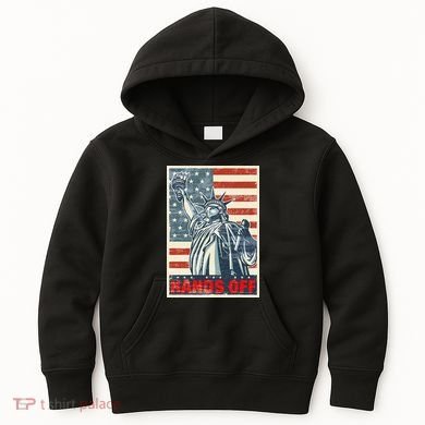 Hands Off Resist Resistance Save Democracy  Social Security Kids Hoodie