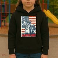 Hands Off Resist Resistance Save Democracy  Social Security Kids Hoodie thumb 3