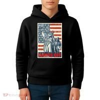 Hands Off Resist Resistance Save Democracy  Social Security Kids Hoodie thumb 4