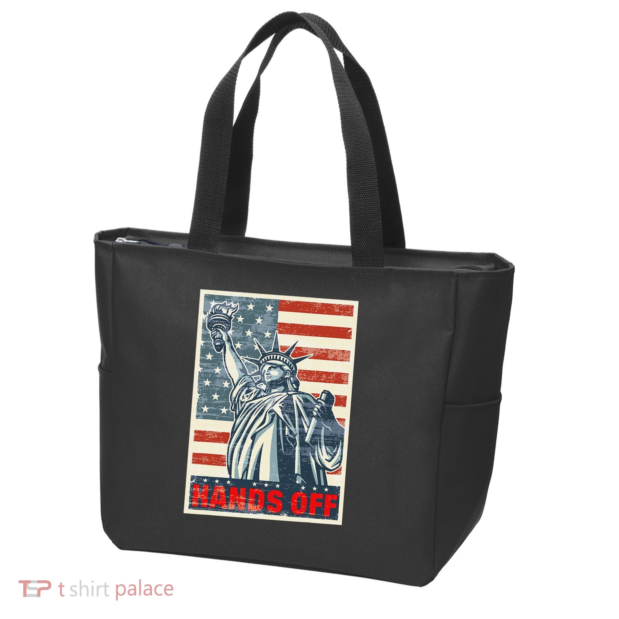 Hands Off Resist Resistance Save Democracy  Social Security Tote Bag