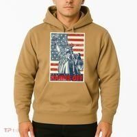 Hands Off Resist Resistance Save Democracy  Social Security Hoodie thumb 2