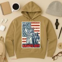 Hands Off Resist Resistance Save Democracy  Social Security Hoodie thumb 3