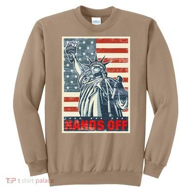 Hands Off Resist Resistance Save Democracy  Social Security Sweatshirt