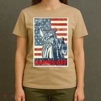 Hands Off Resist Resistance Save Democracy  Social Security T-Shirt thumb 4