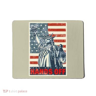 Hands Off Resist Resistance Save Democracy  Social Security Mousepad