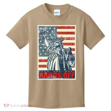 Hands Off Resist Resistance Save Democracy  Social Security Kids T-Shirt
