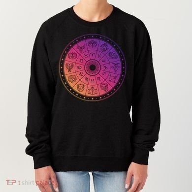 Horiscope Zodiac Wheel Women's Sweatshirt