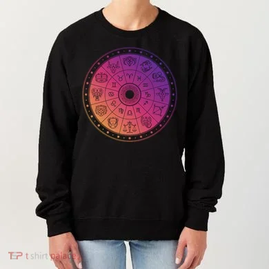 Horiscope Zodiac Wheel Women's Sweatshirt