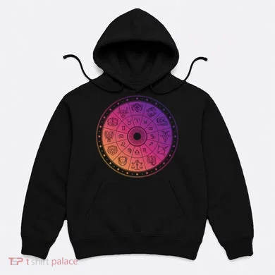 Horiscope Zodiac Wheel Hoodie